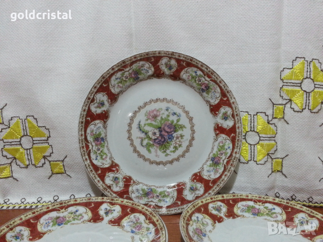 Стар български порцелан чинии , снимка 8 - Антикварни и старинни предмети - 44701043