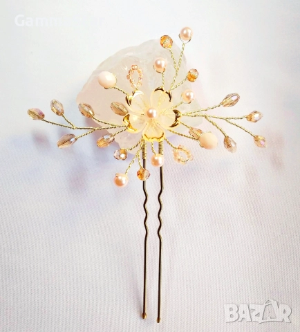 Украса за коса с кристали/ Бижута за коса/ Аксесоари за коса, снимка 8 - Аксесоари за коса - 46574048