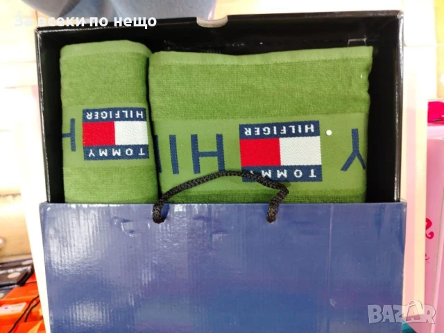 Tommy Hilfiger Луксозни Хавлии - 2бр. в кутия - Налични Различни Цветове Код E612, снимка 5 - Хавлиени кърпи - 50957752