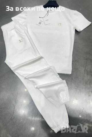 Celine Дамски Спортен Комплект Тениска И Долнище🔝Дамски Спортен Екип Селин Код A606, снимка 3 - Спортни екипи - 50465784