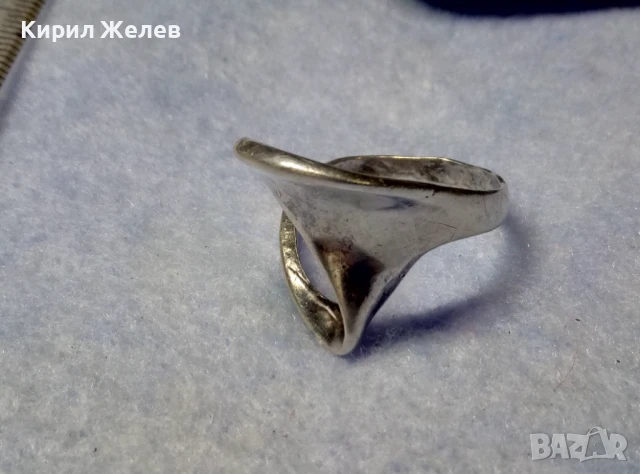ШАРМАНТЕН СРЕБЪРЕН ПРЪСТЕН СРЕБРО 925 ФЕШЪН АРТ ДИЗАЙН БИЖУ 48635, снимка 8 - Пръстени - 50510692