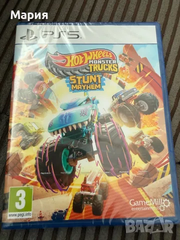 НОВ Hot wheels Monster trucks stunt mayhem PS5 PlayStation 5