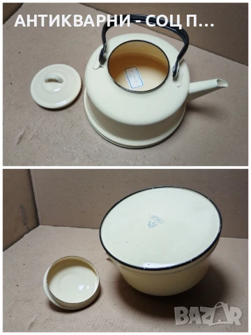 Соц НОВ Емайлиран Руски Чайник. , снимка 5 - Антикварни и старинни предмети - 50823387