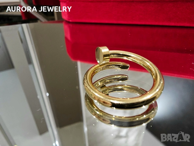 CARTIER Nail Juste un Clou Classic Gold Пръстен Пирон