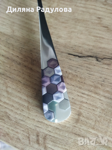 3 бр. метални декоративни лъжици, снимка 4 - Прибори за хранене, готвене и сервиране - 53426192