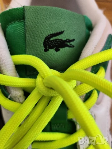 Маратонки LACOSTE l003 neo 123 sma off wht/grn, снимка 6 - Маратонки - 50621598