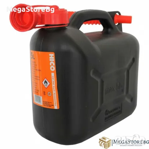 Пластмасова туба за гориво с накрайник HICO - 5L