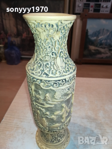 МАСИВНА КРАСИВА ВАЗА ОТ ФРАНЦИЯ 1503241855, снимка 3 - Антикварни и старинни предмети - 44781901