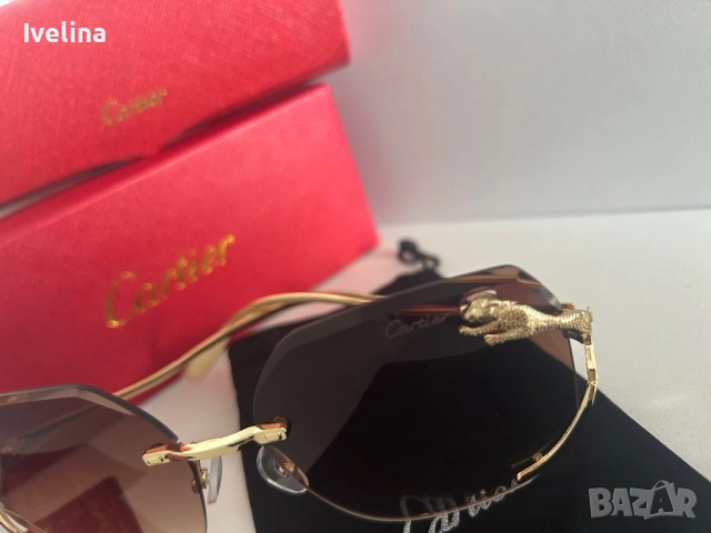 Слънчеви очила Cartier, снимка 3 - Слънчеви и диоптрични очила - 53018913