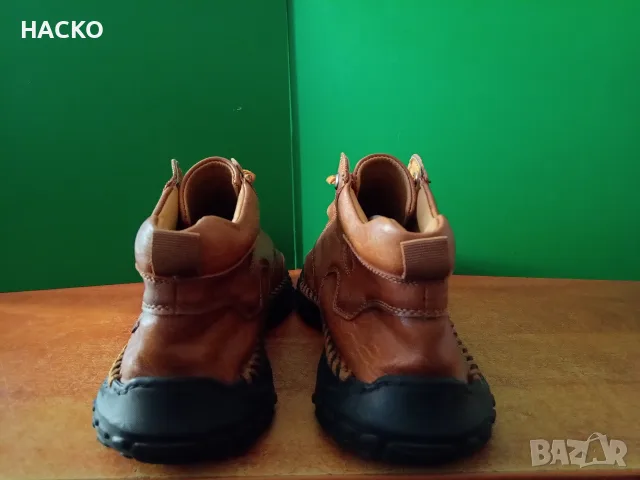 Мъжки Боти Fashion SINCE 1996 Номер 43 Стелка 27,5 см. Естествена Кожа Внос от Англия, снимка 5 - Мъжки боти - 55848150