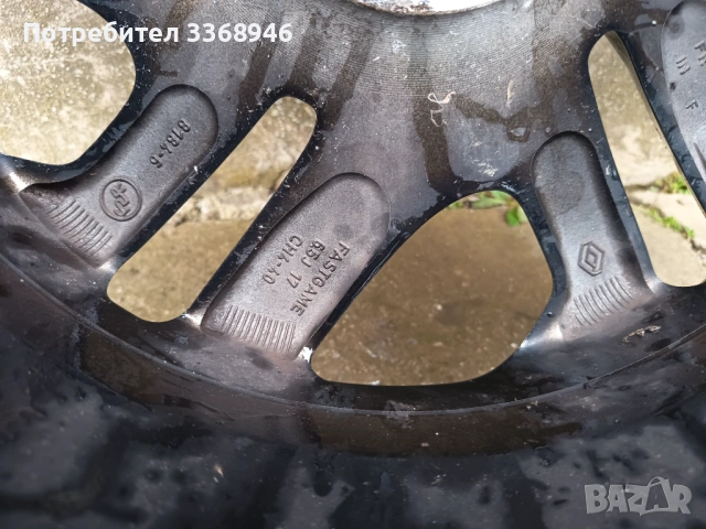 Джанти с гуми Рено 17 4х100 Renault 4x100, снимка 10 - Гуми и джанти - 53471484