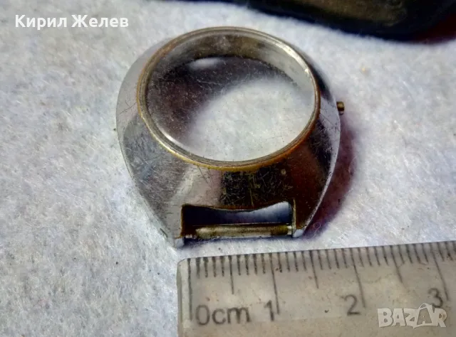 КАСА със СТЪКЛО от СТАР ВИНТИДЖ МОДЕЛ РУСКИ МЕХАНИЧЕН МЪЖКИ РЪЧЕН ЧАСОВНИК 49755, снимка 7 - Антикварни и старинни предмети - 48694437