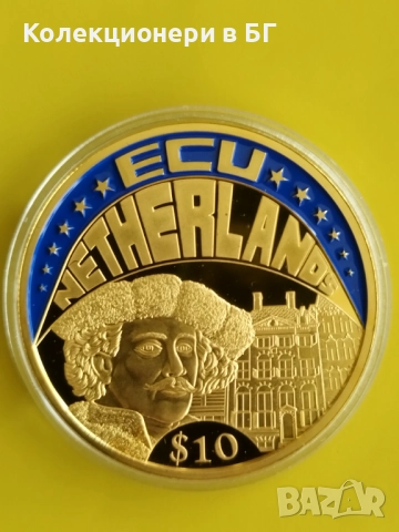 ГОЛЯМА ‼ПОЗЛАТЕНА‼ ВЪЗПОМЕНАТЕЛНА МОНЕТА - ЛИБЕРИЯ  , снимка 2 - Нумизматика и бонистика - 52663862