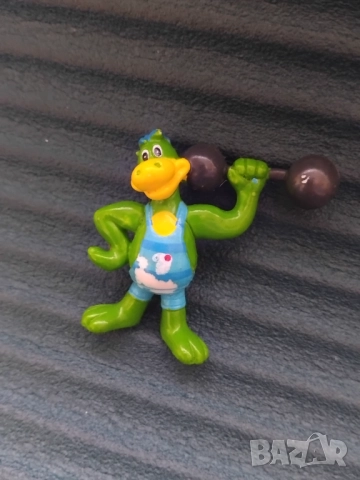 Danonino / Данонино - оригинална фигурка Дино културист с гирички