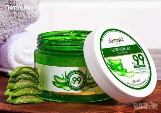 Гел за тяло с алое вера Dermokil Natural Skin Aloe Vera Gel, снимка 2 - Козметика за тяло - 50042675