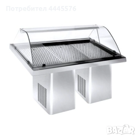 Хладилна витрина за риба PS KO 188M – 188 см, с вградено охлаждане