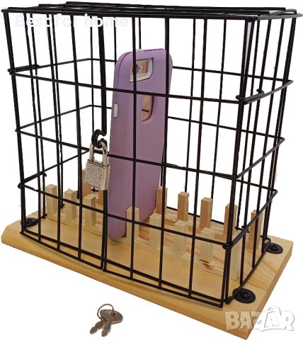 Клетка за заключване на телефони- забавен аксесоар, снимка 3 - Други - 41642899