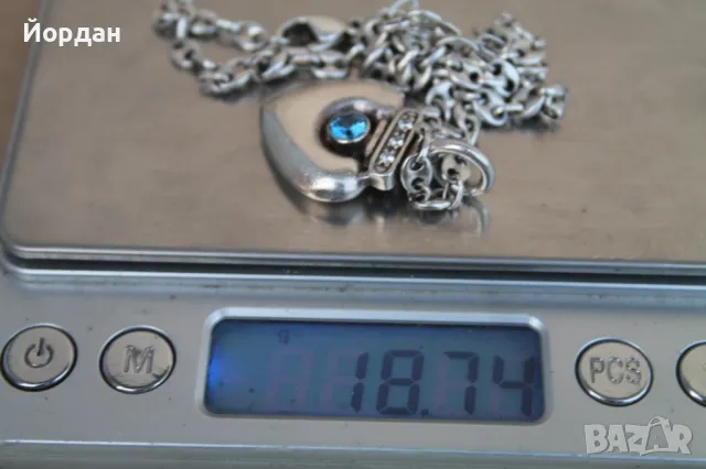 Сребърно дамско колие, снимка 10 - Колиета, медальони, синджири - 49532233