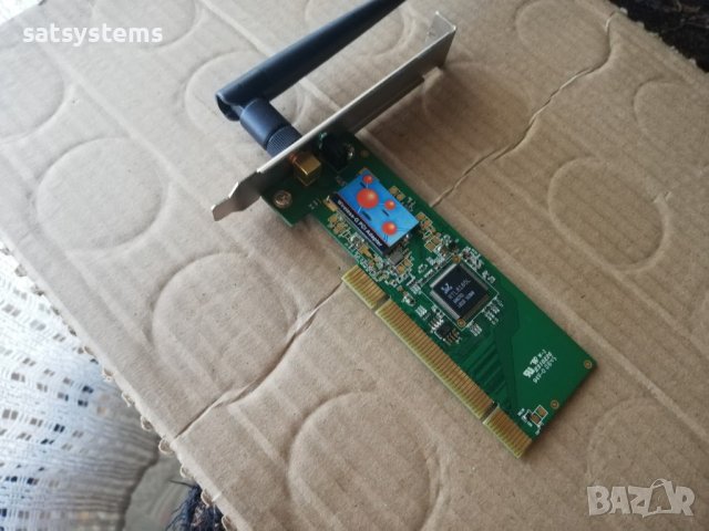 Wireless-G PCI Adapter Repotec RP-WP1400B, снимка 4 - Мрежови адаптери - 41706093