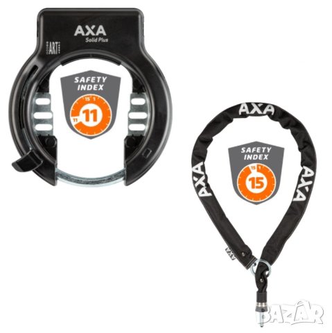 Ключалка За Рамка На Велосипед От Закалена Стомана С Цилиндър Против Пробиване И Верига