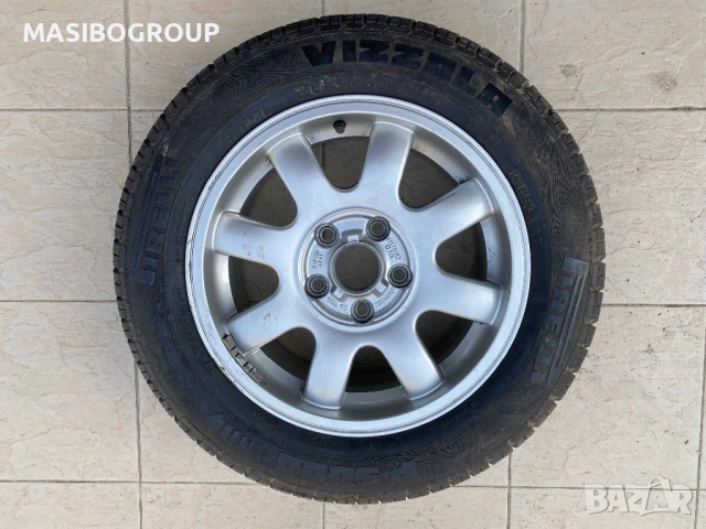 Джанта алуминиева джанти 7Jx15” с гума 205/60/15” за Ауди Audi, снимка 3 - Гуми и джанти - 49174332
