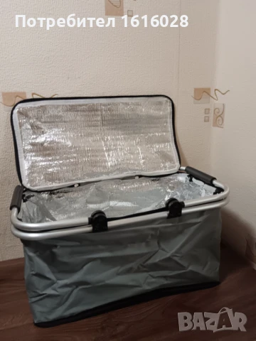 Хладилна чанта Faltbarer Thermo-Einkaufskorb Сгъваема пазарска кошница за пикник плаж, снимка 2 - Хладилни чанти - 51159655