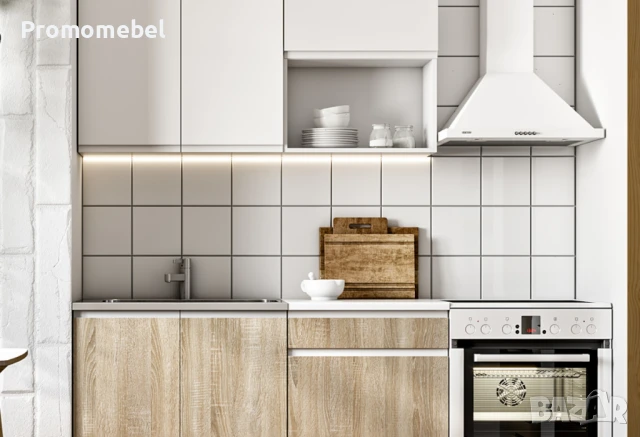 Кухня Кети + включен термоплот 28мм, снимка 3 - Кухни - 51367654