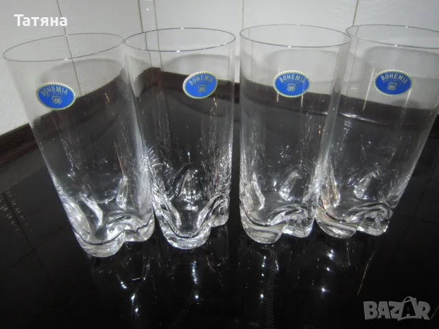 Кристални чаши  БОХЕМИЯ; КУПИ И КАНА, снимка 14 - Чаши - 35545105