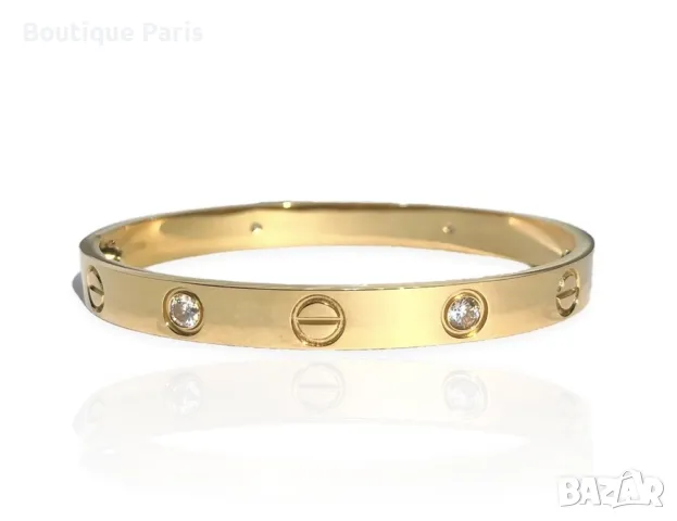 Cartier Love Diamonds гривна, снимка 2 - Гривни - 49998432