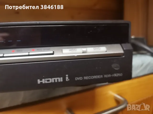 Sony RDR-HX750 DVD Recorder Player 1080p Upscaling HDMI, снимка 10 - Плейъри, домашно кино, прожектори - 47297543