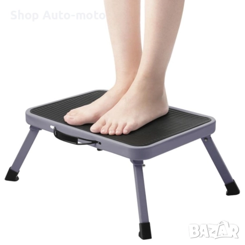 Степенка сгъваема Automat - За кемпери, каравани и др. Стоманена, 38x26см, снимка 3 - Къмпинг мебели - 52471007