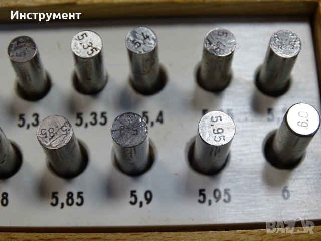 Комплект измервателни цилидрични щифтове Ф5-Ф6 mm dia calipers, снимка 5 - Други инструменти - 41226562