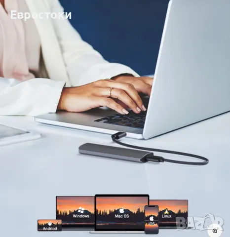 LEMORELE M.2 NVMe SSD (SD1L) кутия, 10Gbp алуминиева кутия за твърд диск, снимка 5 - Други - 47973396