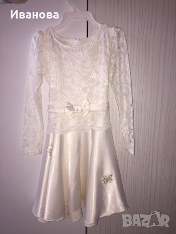 Рокля, размер 116, снимка 10 - Детски рокли и поли - 41522153