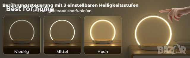 VOSFEEL лампа с вградено безжично зарядно, модел F1, снимка 9 - Други - 44767761