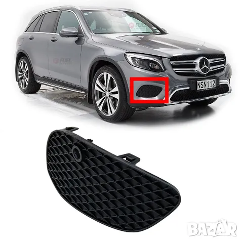 РЕШЕТКА ДЯСНА В БРОНЯ MERCEDES GLC W253 / C253