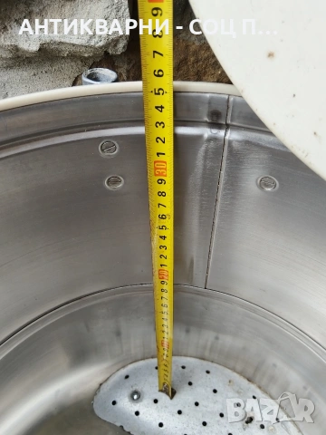 Стара Соц Руска Пералня РИГА 8. / 1973 г. / РАБОТЕЩА! / НОМЕР 588., снимка 13 - Антикварни и старинни предмети - 53668798