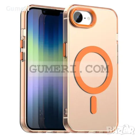 Хибриден Magsafe Мат Кейс за Apple iPhone 16e, снимка 2 - Калъфи, кейсове - 50008555