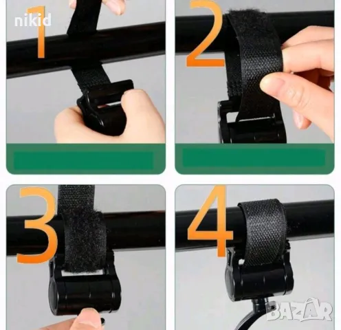 2 бр въртящи закачалки клипс за бебешка количка багаж аксесоар аксесоари, снимка 6 - Други - 48077494