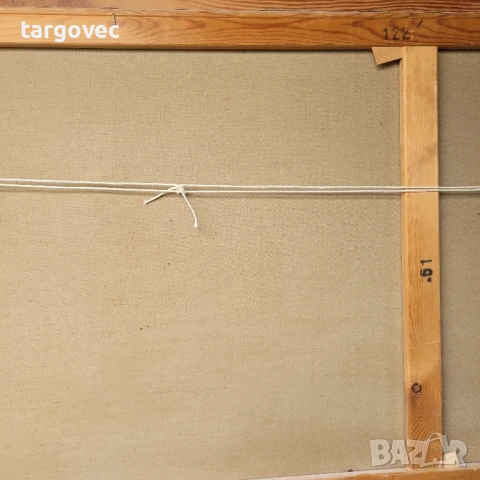 Прекрасна картина пейзаж масло на платно, снимка 10 - Антикварни и старинни предмети - 41778598