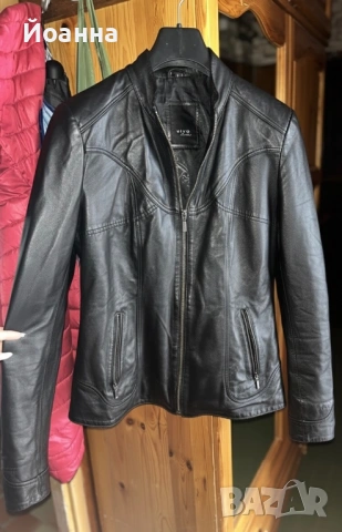 Дамско кожено яке, снимка 2 - Якета - 53071569