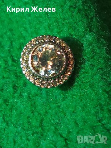 СКЪПОЦЕННА СРЕБЪРНА АРТ ОБЕЦА СРЕБРО 925 с ФАСЕТИРАНИ ИСКРЯЩИ ПЛАНИНСКИ КРИСТАЛИ 24929, снимка 3 - Обеци - 41337064