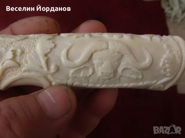 Ръчно изработени дамаскови авторски ножове, снимка 6 - Ножове - 49143393