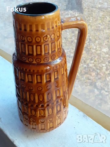 Голяма кана немска керамика, снимка 2 - Антикварни и старинни предмети - 53451764