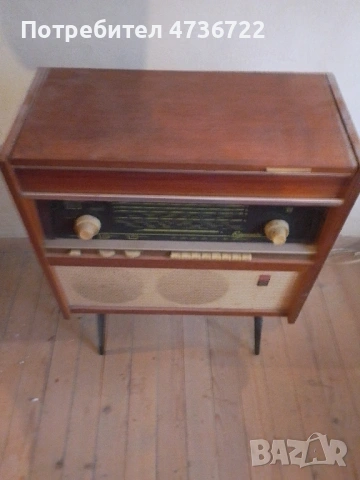 Продавам радио-грамофон Ригонда (Rigonda).Запазено,работещо, снимка 4 - Друга електроника - 53468512