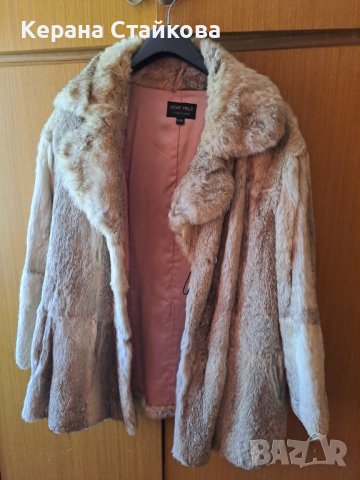 Палто от заешка кожа, снимка 3 - Палта, манта - 42526929