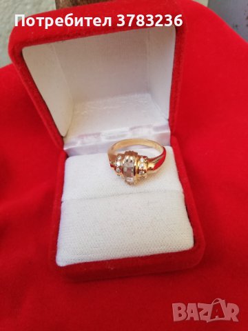 златен пръстен, снимка 2 - Пръстени - 41503844
