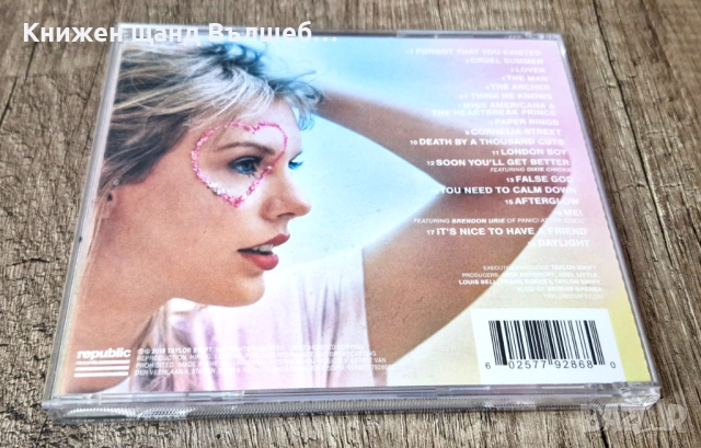 Компакт Дискове - Поп - Рок: Taylor Swift – Lover, снимка 2 - CD дискове - 52909607