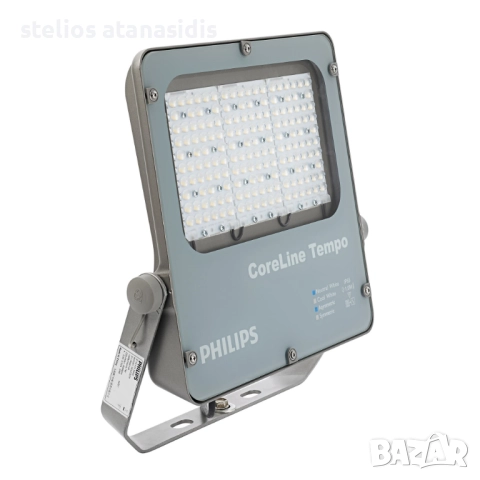 продавам много силен прожектор Philips BVP120 Coreline Tempo LED Floodlight, 120W, 12000lm, Asym, снимка 7 - Прожектори - 52093415