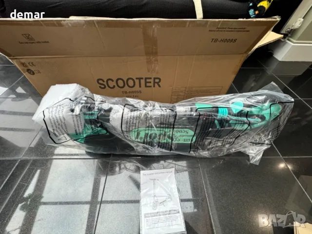 TENBOOM Тротинетка за деца на възраст 8-12 години, възрастни,до 100 кг, снимка 8 - Скутери и тротинетки - 47376613